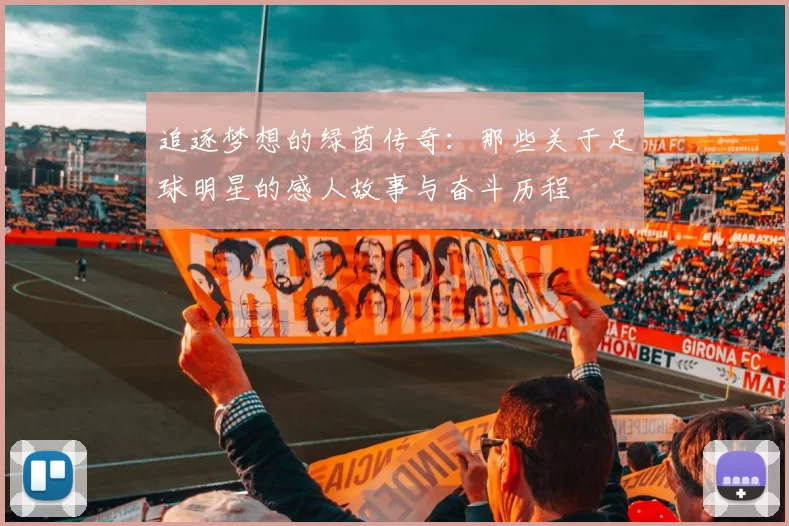 追逐梦想的绿茵传奇：那些关于足球明星的感人故事与奋斗历程